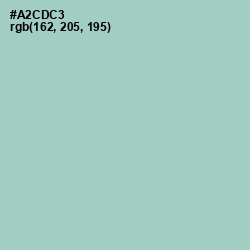 #A2CDC3 - Opal Color Image