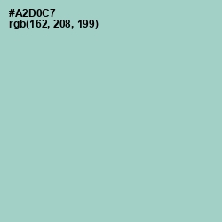 #A2D0C7 - Opal Color Image