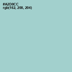 #A2D0CC - Aqua Island Color Image