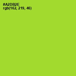 #A2DB2E - Key Lime Pie Color Image