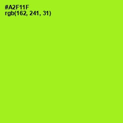 #A2F11F - Inch Worm Color Image