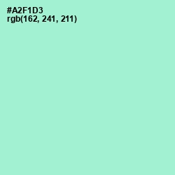 #A2F1D3 - Magic Mint Color Image