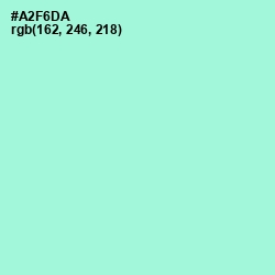 #A2F6DA - Magic Mint Color Image