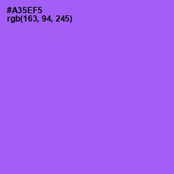 #A35EF5 - Medium Purple Color Image