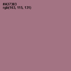 #A37383 - Turkish Rose Color Image