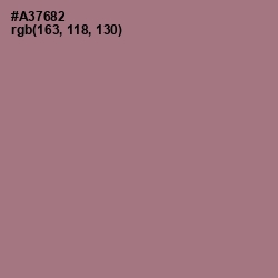 #A37682 - Turkish Rose Color Image