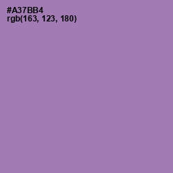 #A37BB4 - Lavender Purple Color Image
