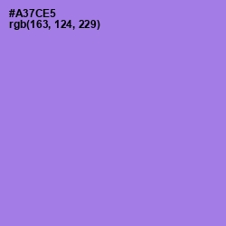 #A37CE5 - Lavender Color Image