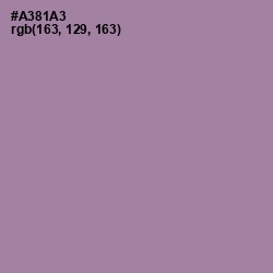 #A381A3 - Amethyst Smoke Color Image
