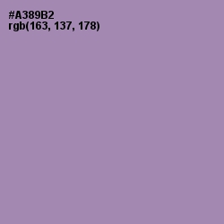 #A389B2 - Amethyst Smoke Color Image