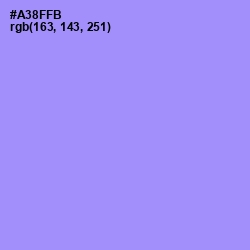 #A38FFB - Dull Lavender Color Image