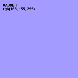#A39BFF - Dull Lavender Color Image