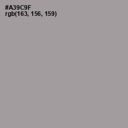 #A39C9F - Dusty Gray Color Image