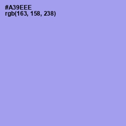 #A39EEE - Dull Lavender Color Image