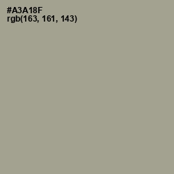 #A3A18F - Tallow Color Image