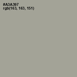 #A3A397 - Dawn Color Image