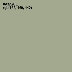 #A3A98E - Locust Color Image