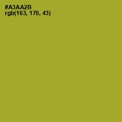 #A3AA2B - Citron Color Image