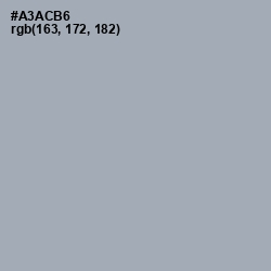#A3ACB6 - Hit Gray Color Image