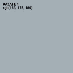 #A3AFB4 - Hit Gray Color Image