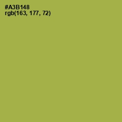 #A3B148 - Olive Green Color Image