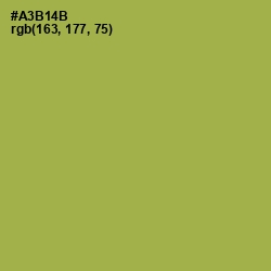 #A3B14B - Olive Green Color Image