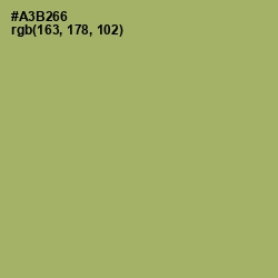 #A3B266 - Green Smoke Color Image