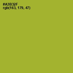 #A3B32F - Citron Color Image