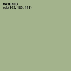 #A3B48D - Swamp Green Color Image