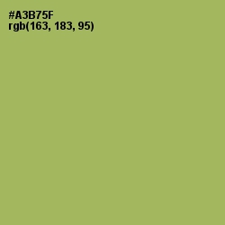 #A3B75F - Olive Green Color Image