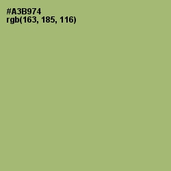 #A3B974 - Green Smoke Color Image