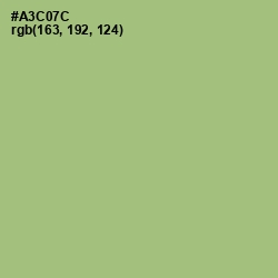 #A3C07C - Wild Willow Color Image