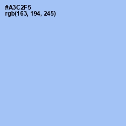 #A3C2F5 - Regent St Blue Color Image