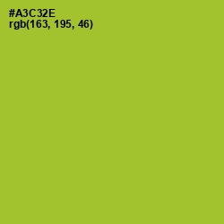 #A3C32E - Key Lime Pie Color Image