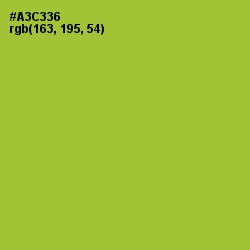 #A3C336 - Key Lime Pie Color Image