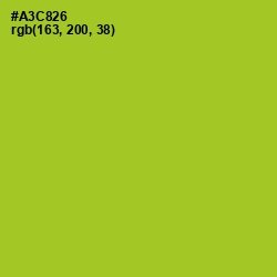 #A3C826 - Key Lime Pie Color Image