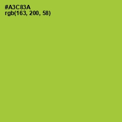#A3C83A - Key Lime Pie Color Image