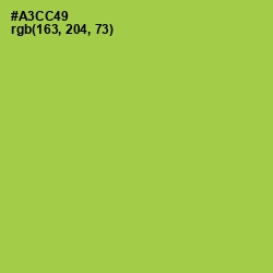 #A3CC49 - Conifer Color Image
