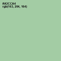 #A3CCA4 - Spring Rain Color Image