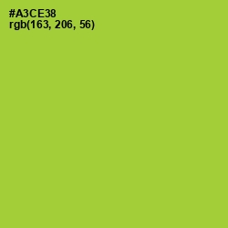 #A3CE38 - Key Lime Pie Color Image