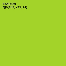 #A3D329 - Key Lime Pie Color Image