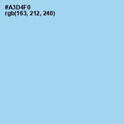 #A3D4F0 - Regent St Blue Color Image
