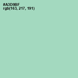 #A3D9BF - Gum Leaf Color Image