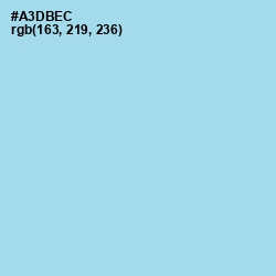 #A3DBEC - Regent St Blue Color Image