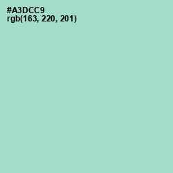 #A3DCC9 - Aqua Island Color Image