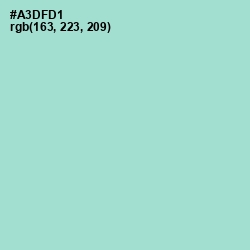 #A3DFD1 - Aqua Island Color Image