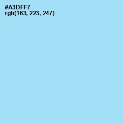 #A3DFF7 - Regent St Blue Color Image