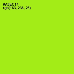 #A3EC17 - Inch Worm Color Image