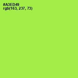 #A3ED49 - Conifer Color Image