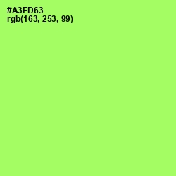 #A3FD63 - Conifer Color Image